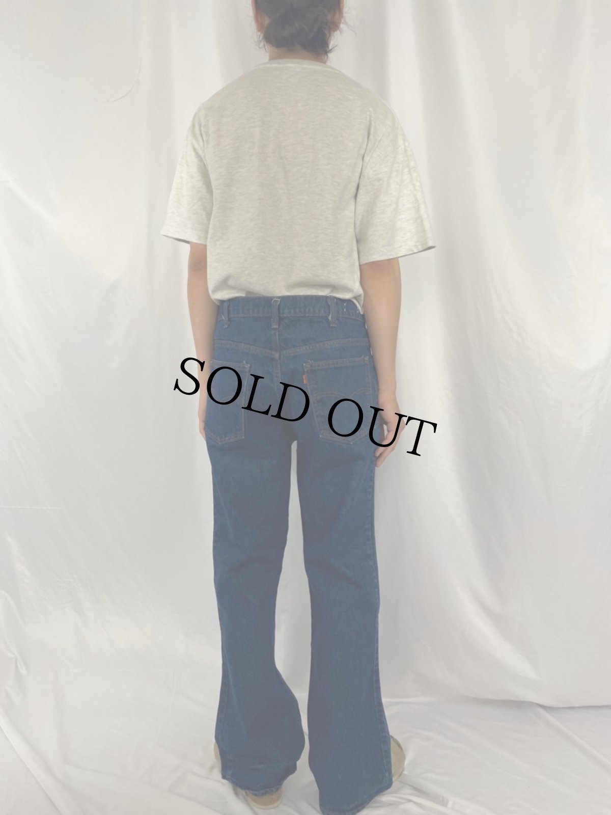 画像4: 80's Levi's 646 ベルボトムデニムパンツ W35 (4)