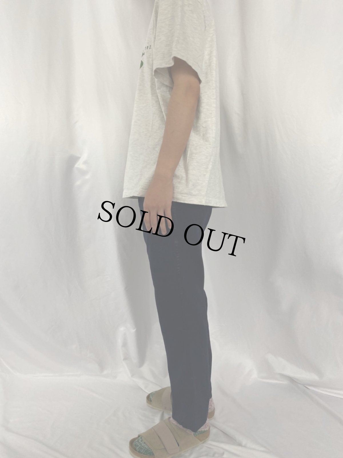 画像3: 20's サイドライン ウールテーパードスラックス W32 (3)