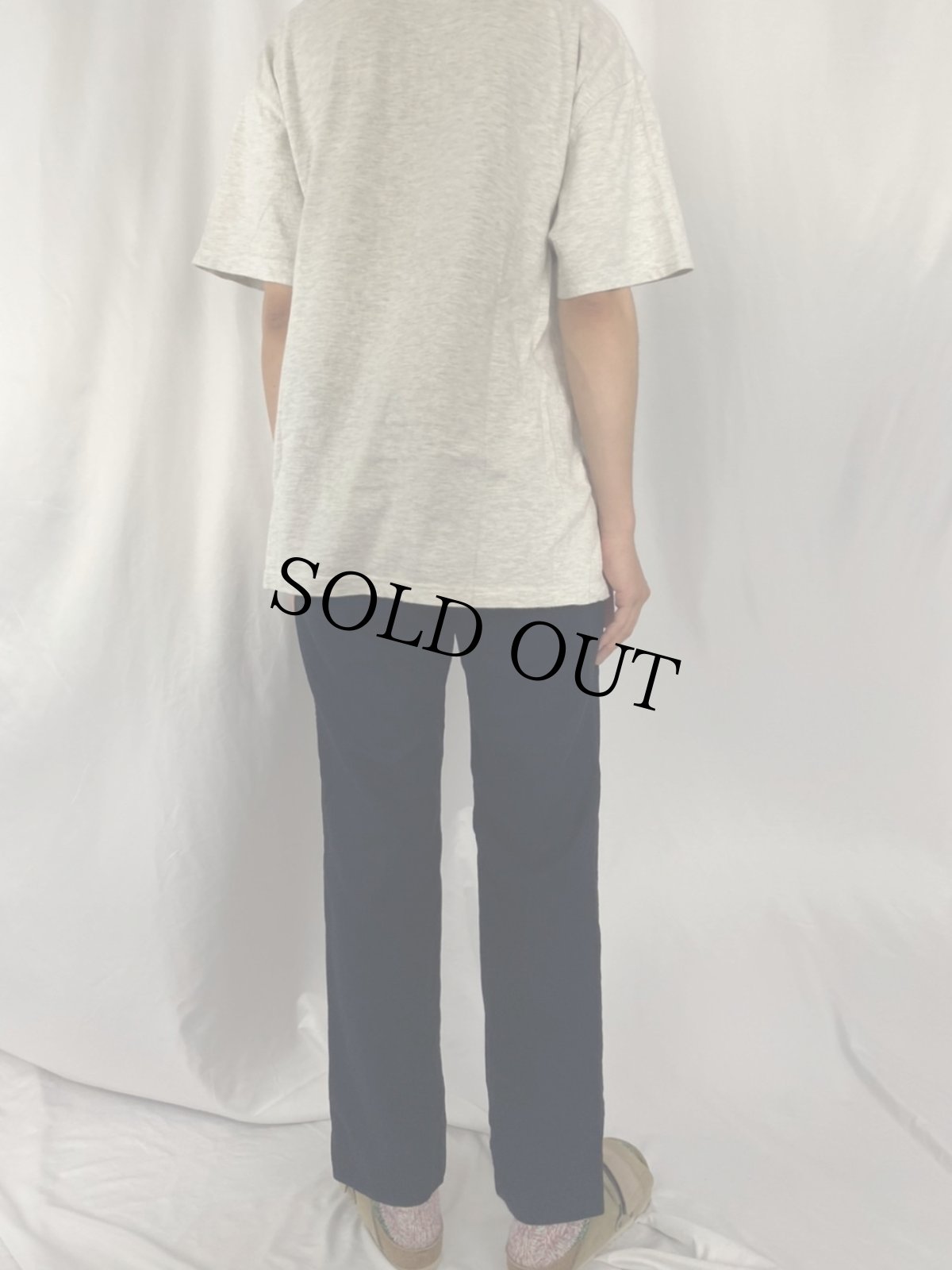 画像4: 20's サイドライン ウールテーパードスラックス W32 (4)