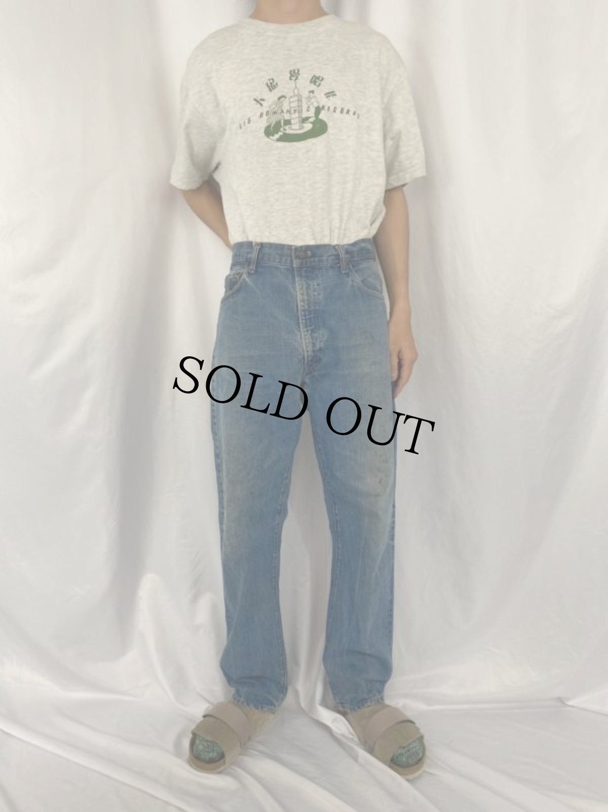 画像2: 70's Levi's 505-0217 USA製 66後期 デニムパンツ W37 (2)