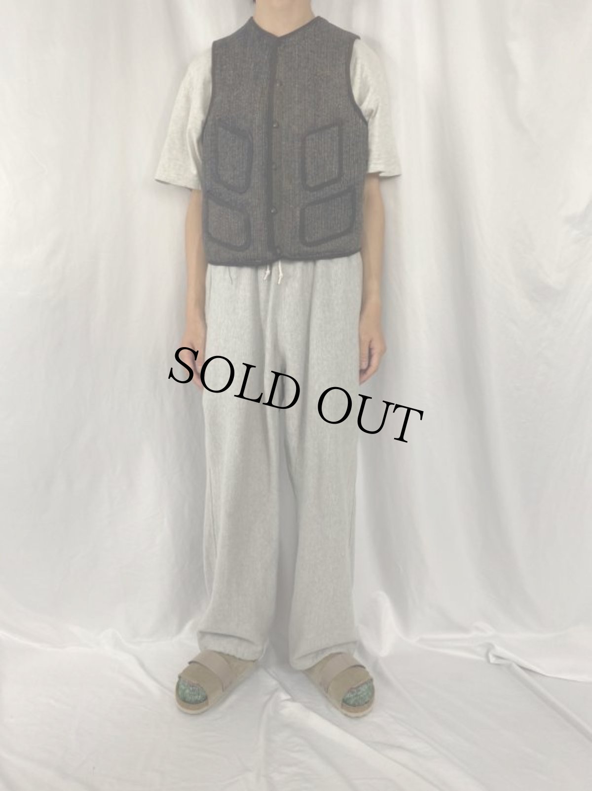 画像2: 40's BROWN'S BEACH JACKET ビーチクロスベスト (2)