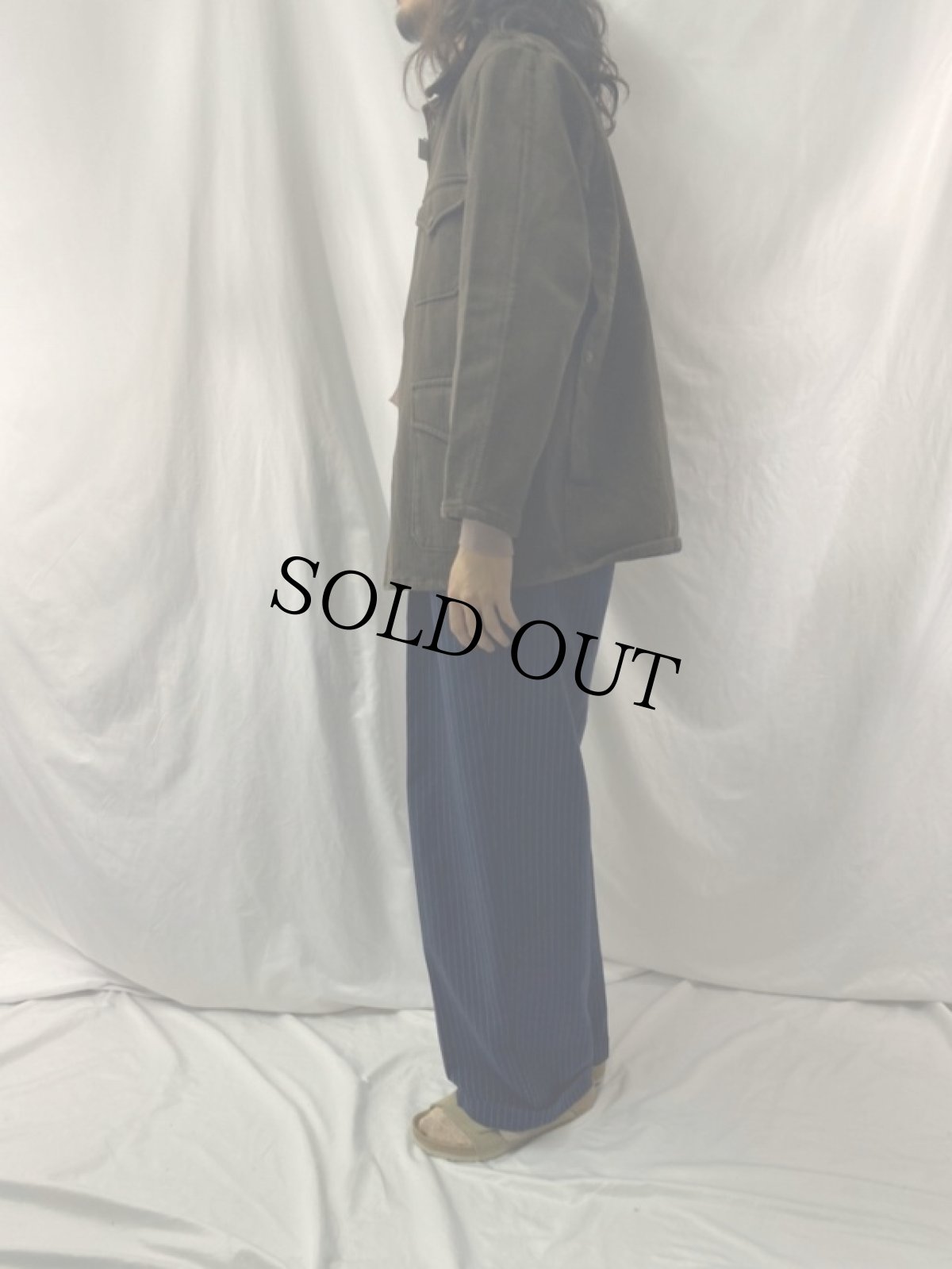 画像3: 70's〜 FRANCE 動物ボタン ピケハンティングジャケット (3)