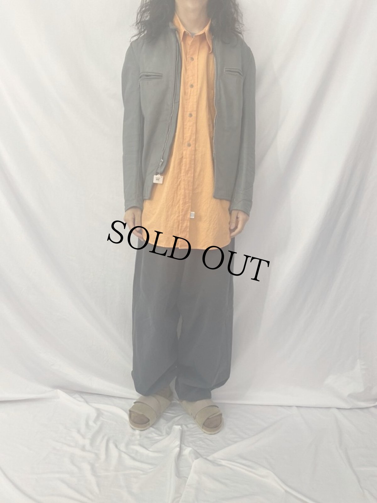 画像2: 60〜70's Brooks シングルライダースジャケット (2)