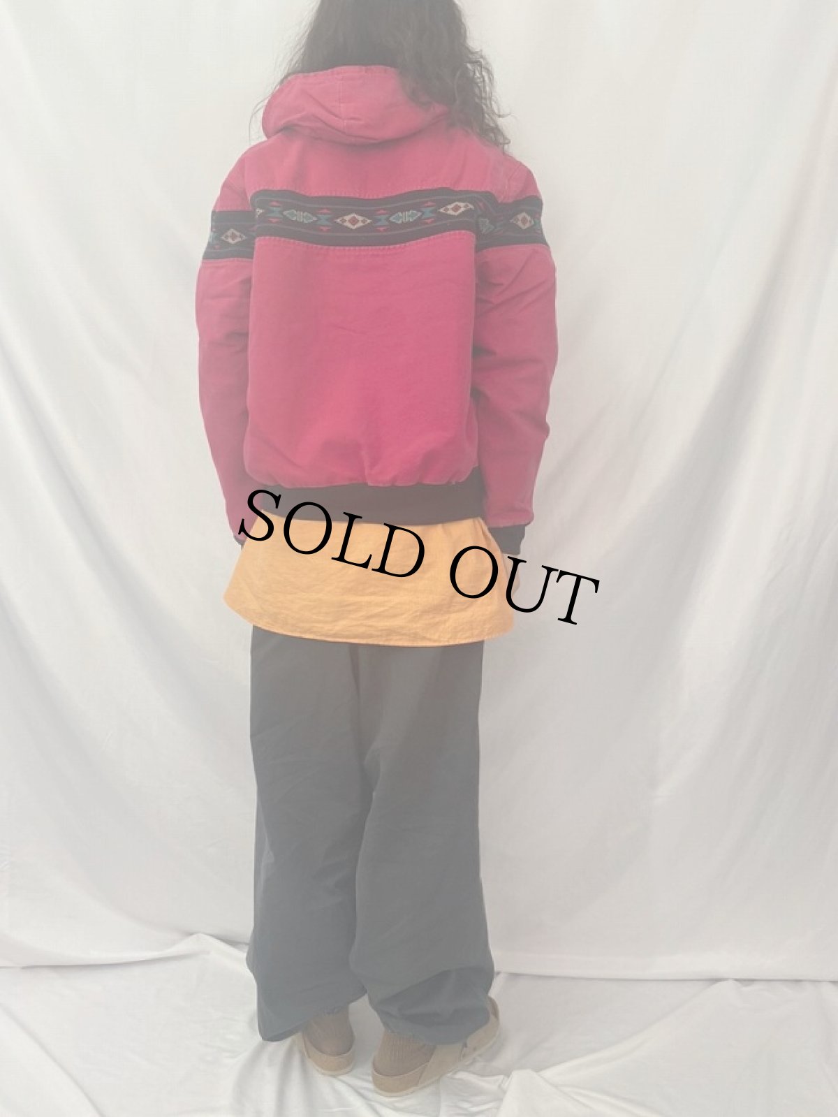 画像4: Carhartt ネイティブ柄 ダックアクティブパーカー (4)