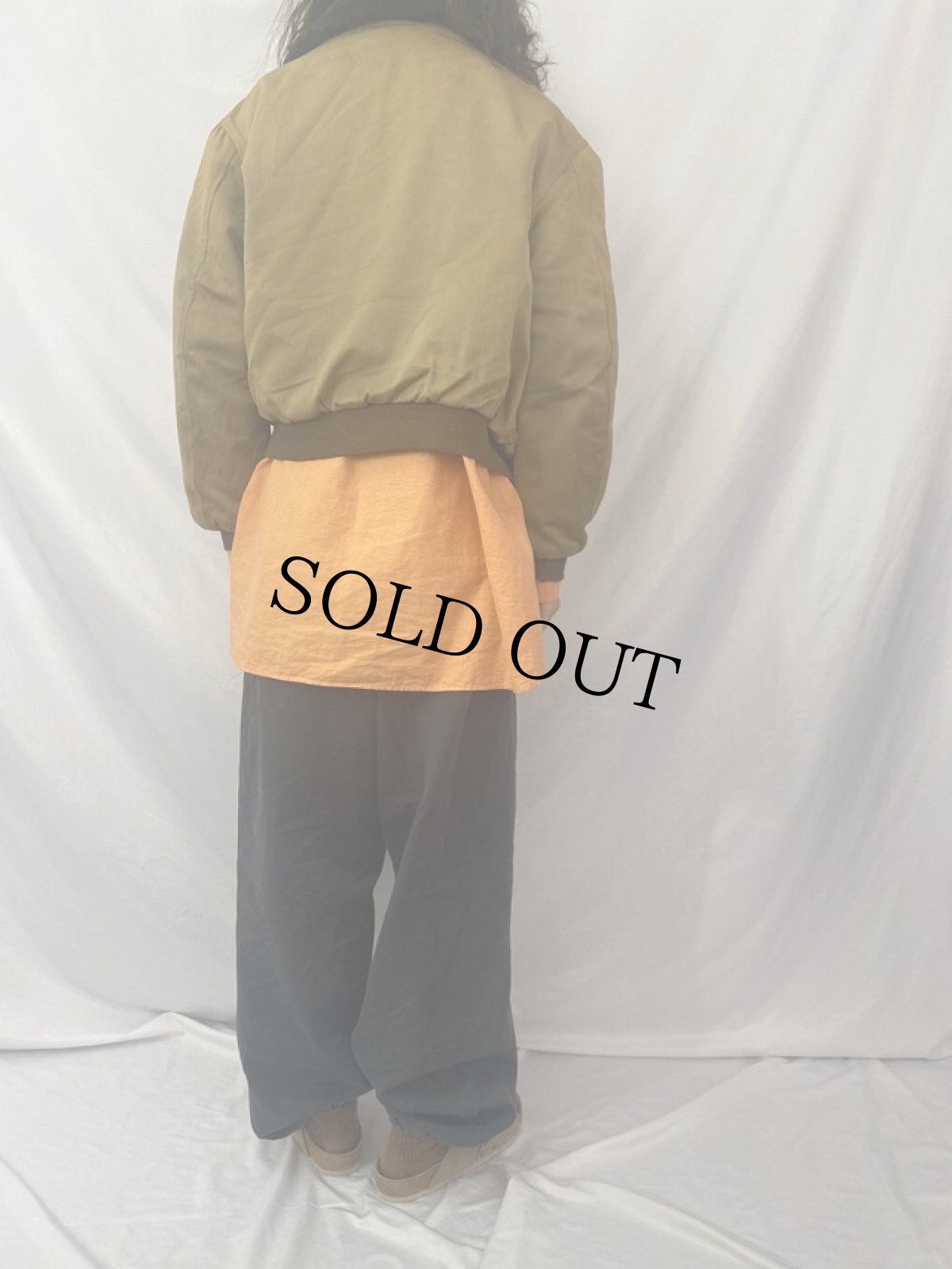 画像4: 50's 民間用 B-15 ボアライナー付き フライトジャケット (4)