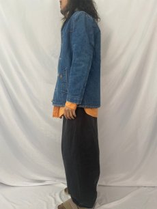 画像3: 80's Levi's USA製 ショールカラー デニムボアジャケット M (3)