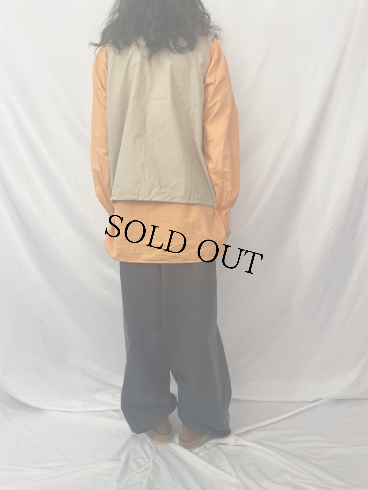 画像4: 2000's FILSON USA製 コットンポプリン ハンティングベスト L (4)