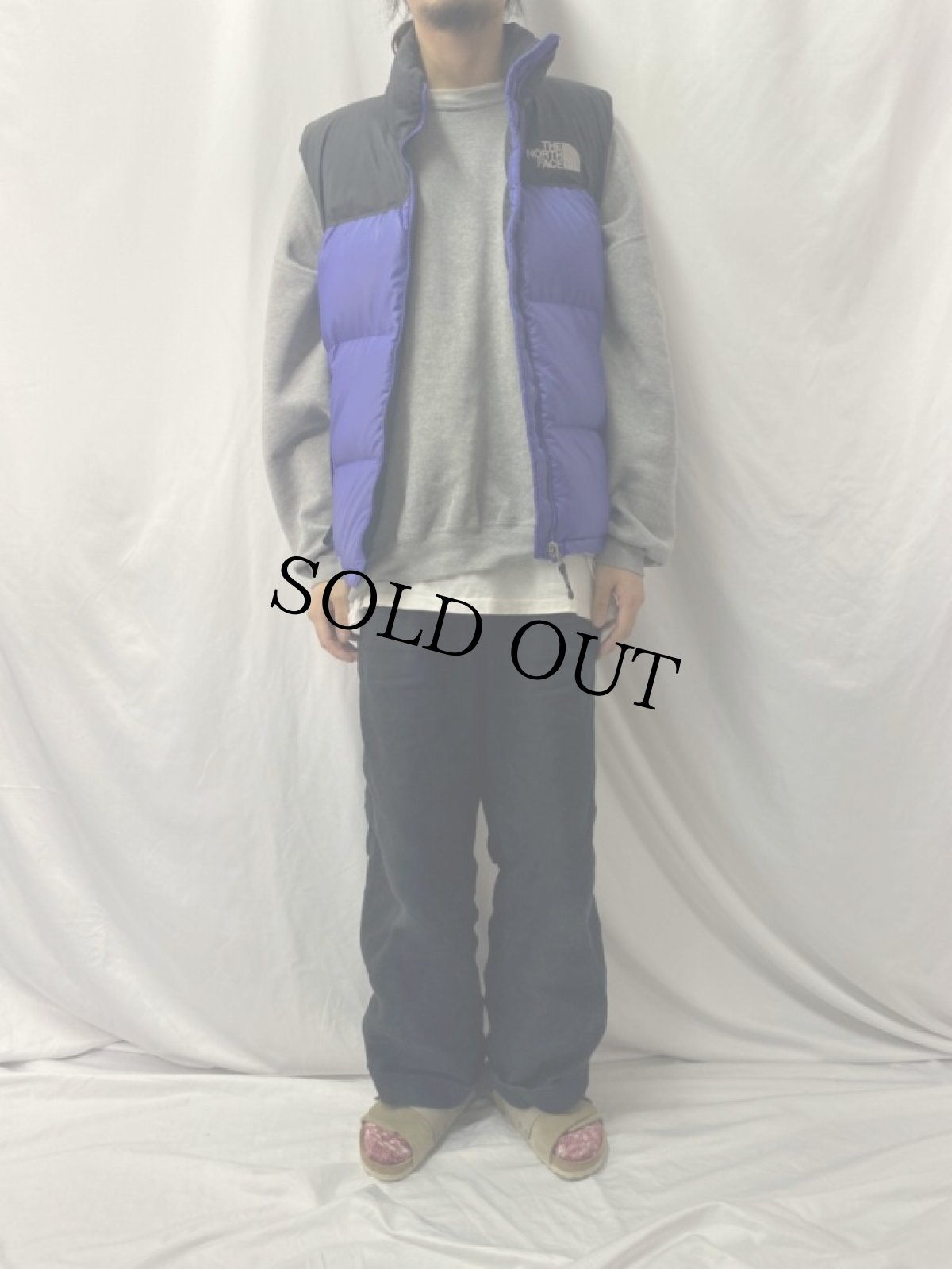 画像2: 90's THE NORTH FACE "700FILL" ダウンベスト (2)