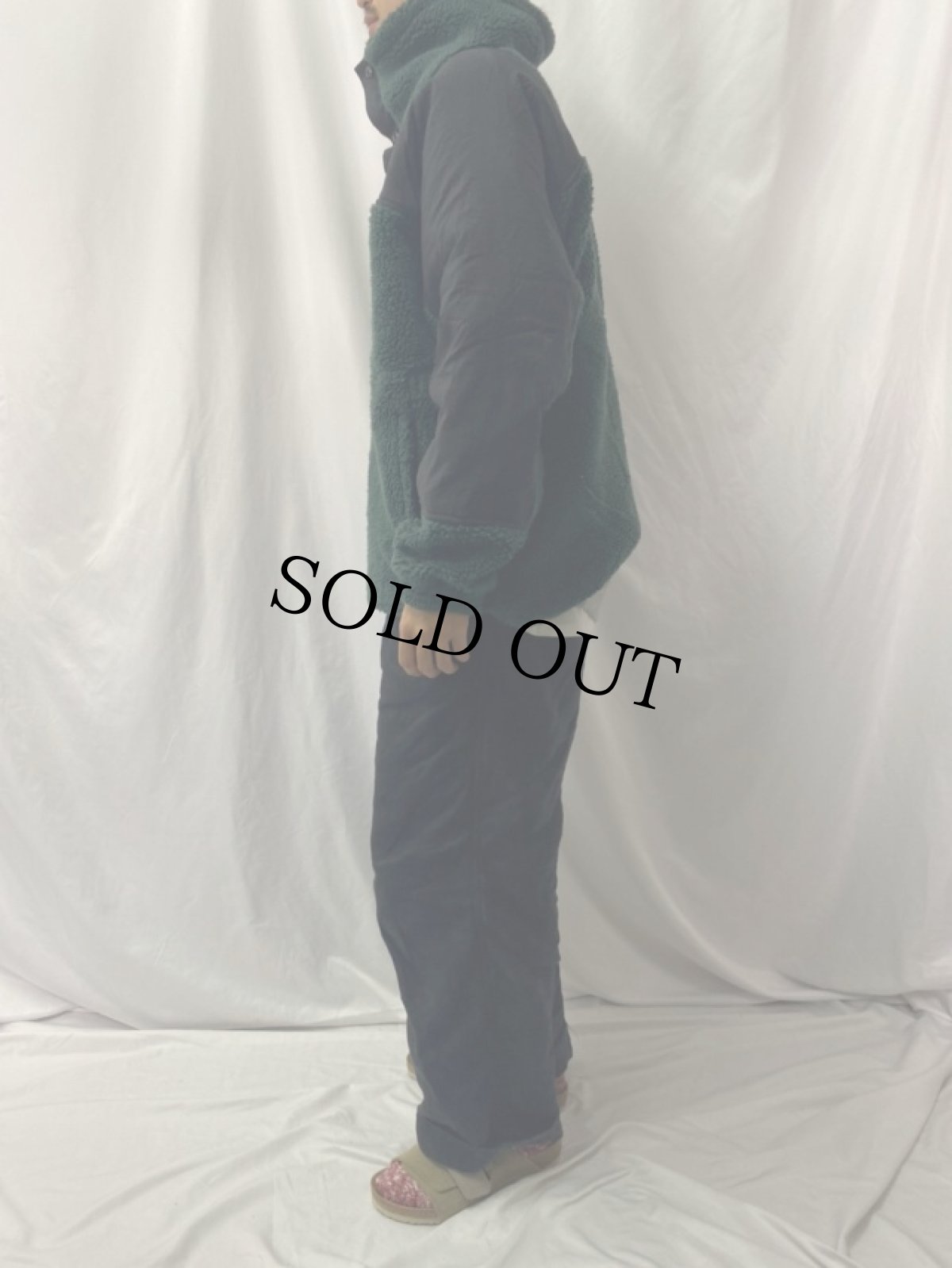 画像3: 90's THE NORTH FACE USA製 "RAGE" プルオーバーボアフリースジャケット L (3)