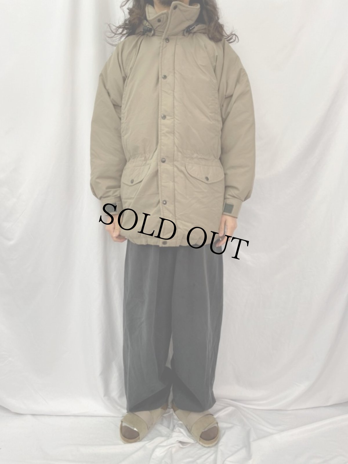 画像2: 90's THE NORTH FACE "黒ラッカーボタン" ダウンジャケット M (2)