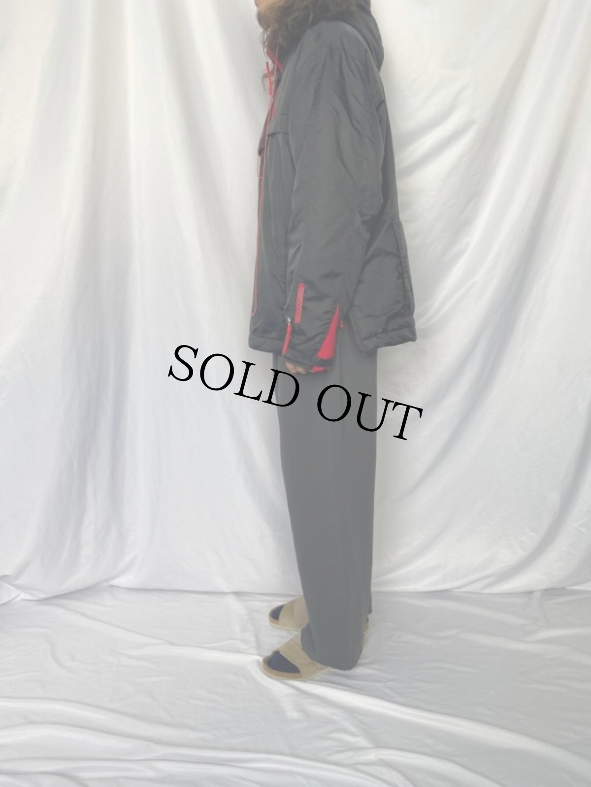 画像3: PRADA SPORTS ITALY製 ナイロンアノラックパーカー (3)