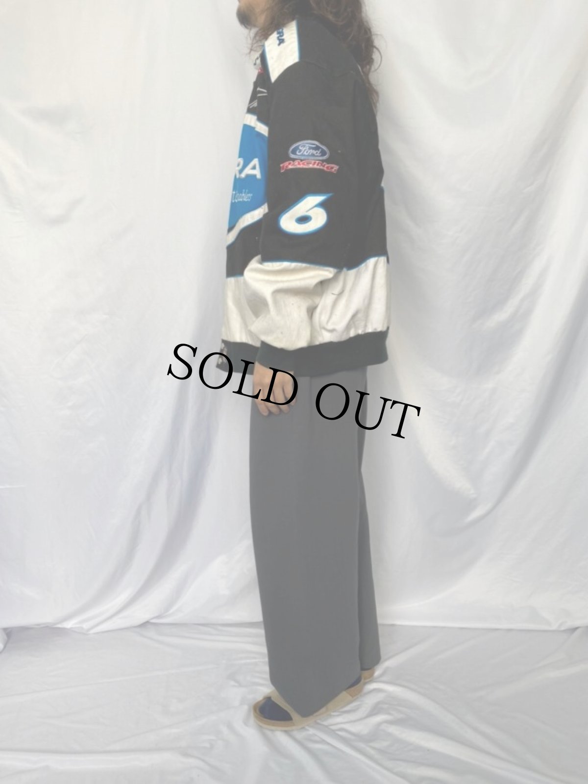 画像3: JEFF HAMILTON "VIAGRA" 刺繍 レーシングジャケット L (3)