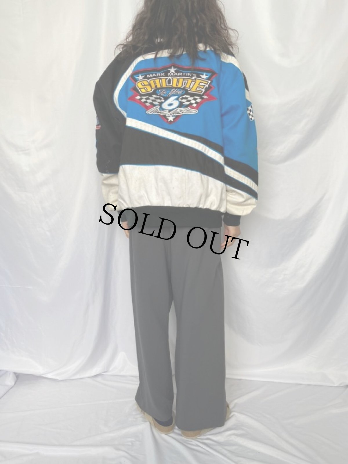 画像4: JEFF HAMILTON "VIAGRA" 刺繍 レーシングジャケット L (4)