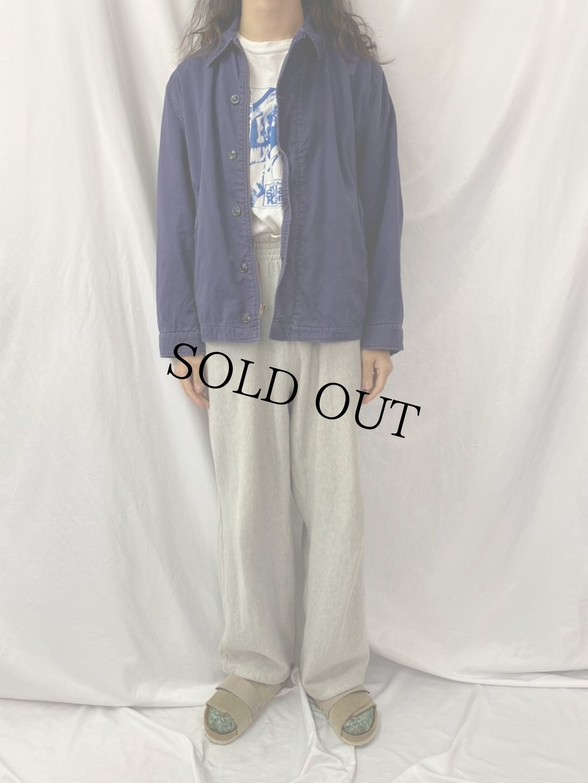 画像2: 60〜70's U.S.NAVY ユーティリティージャケット (2)