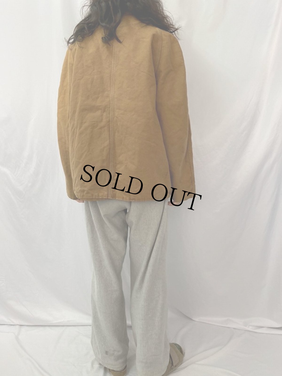 画像4: 60〜70's Carhartt キルティングライナー ダックカバーオール (4)