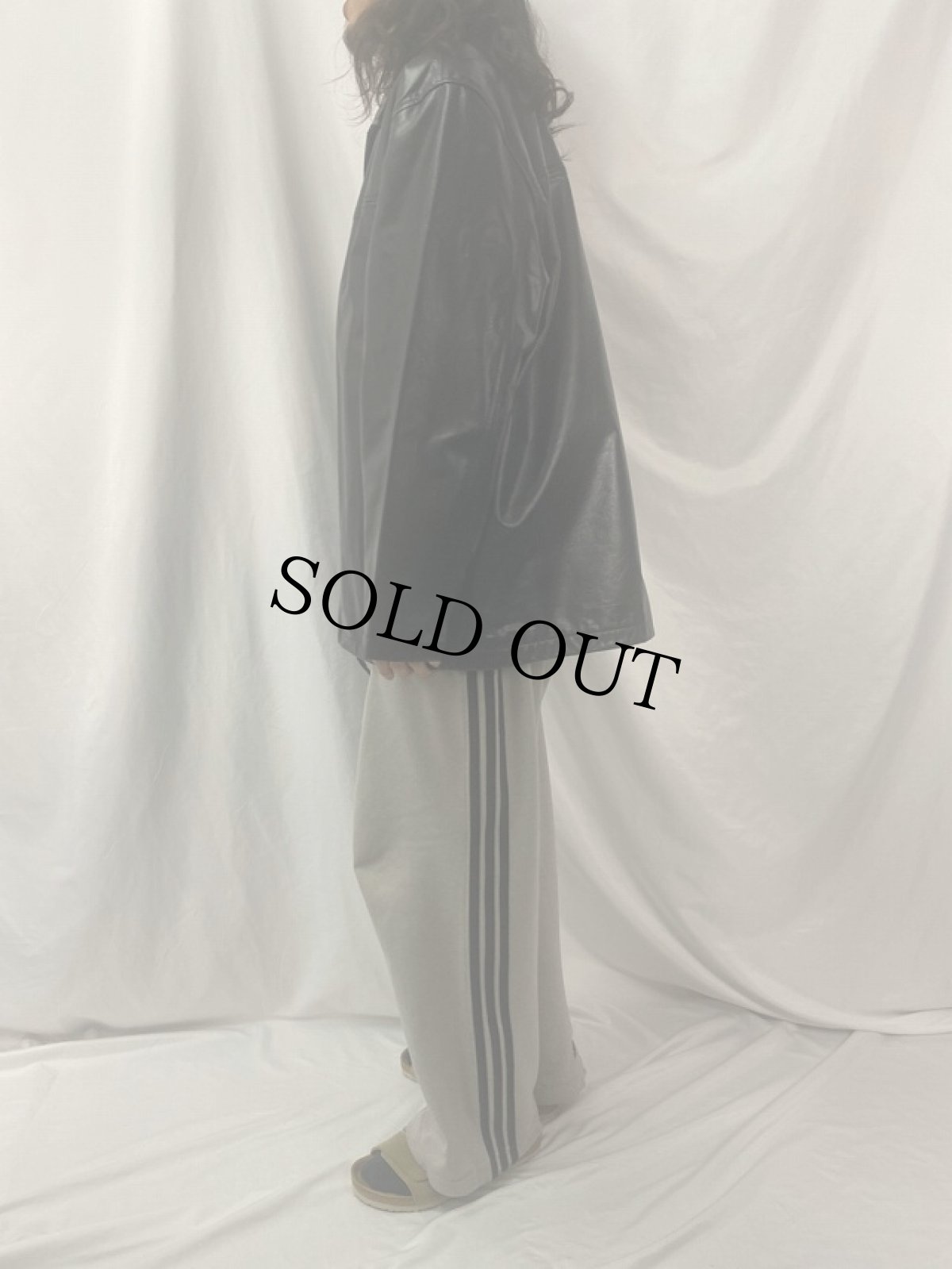 画像3: DOCKERS フェイクレザージャケット L (3)