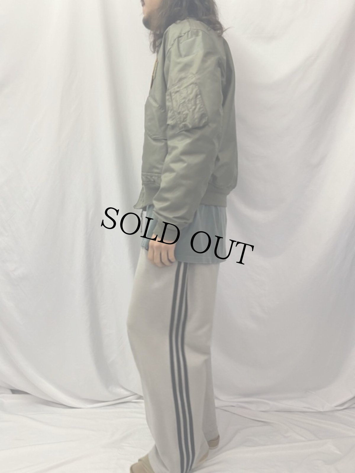 画像3: 80's U.S.AIR FORCE CWU-45/P Flight Jacket MEDIUM (3)