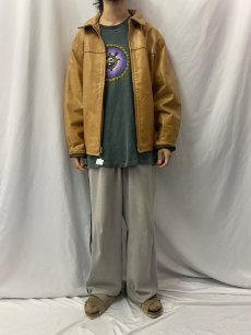 画像2: 80〜90's Schott USA製 レザージャケット XL (2)