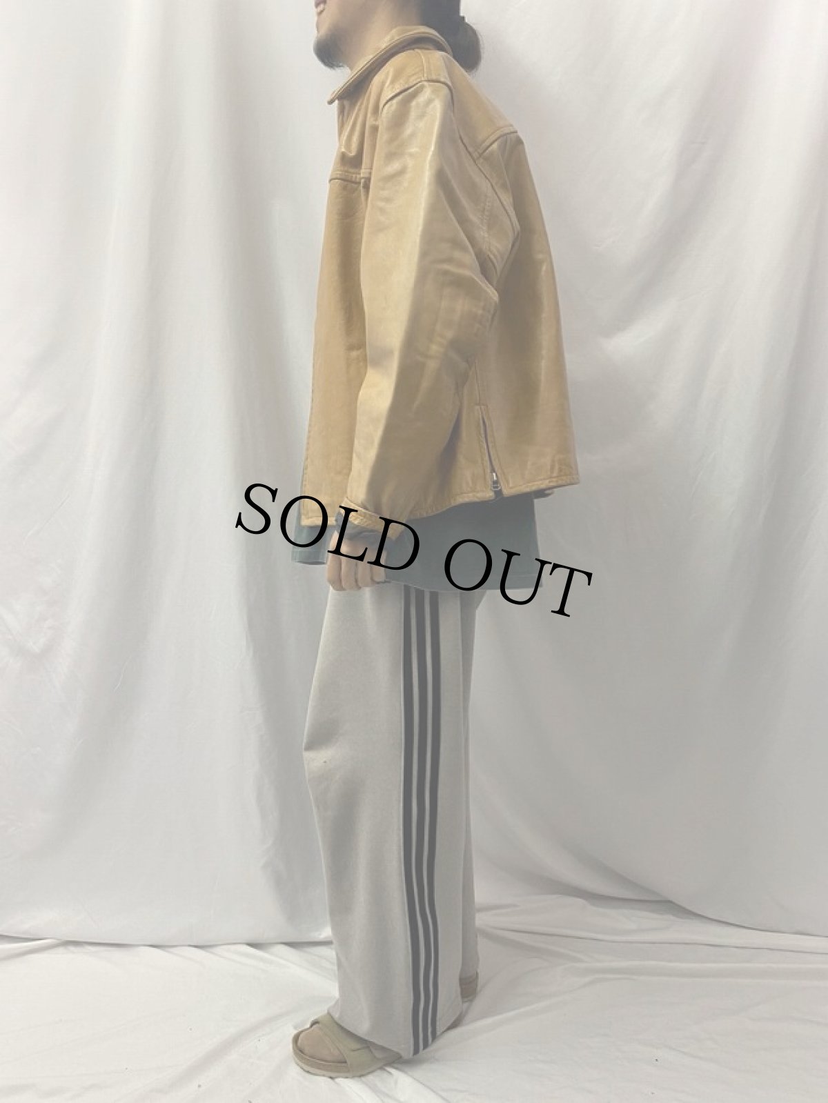 画像3: 80〜90's Schott USA製 レザージャケット XL (3)