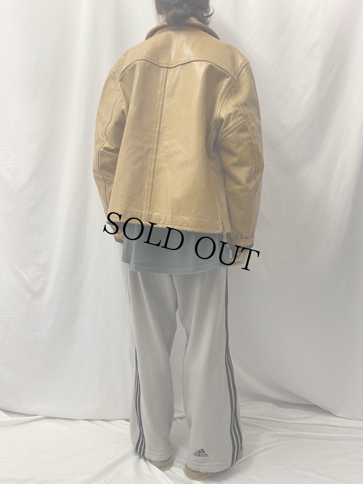 画像4: 80〜90's Schott USA製 レザージャケット XL (4)