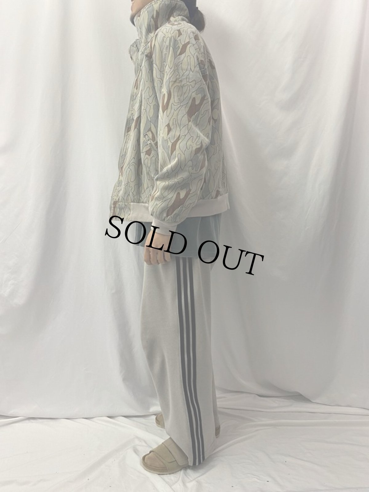 画像3: 90's Clarkfield USA製 "SHADOW-CAMO" フリースジャケット L (3)