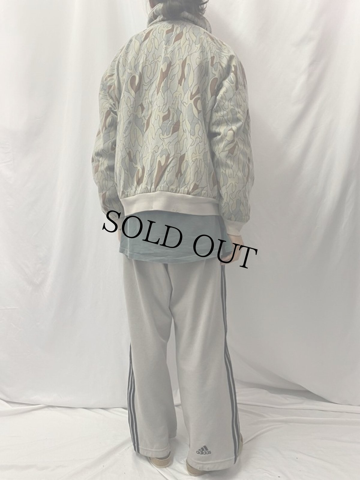 画像4: 90's Clarkfield USA製 "SHADOW-CAMO" フリースジャケット L (4)