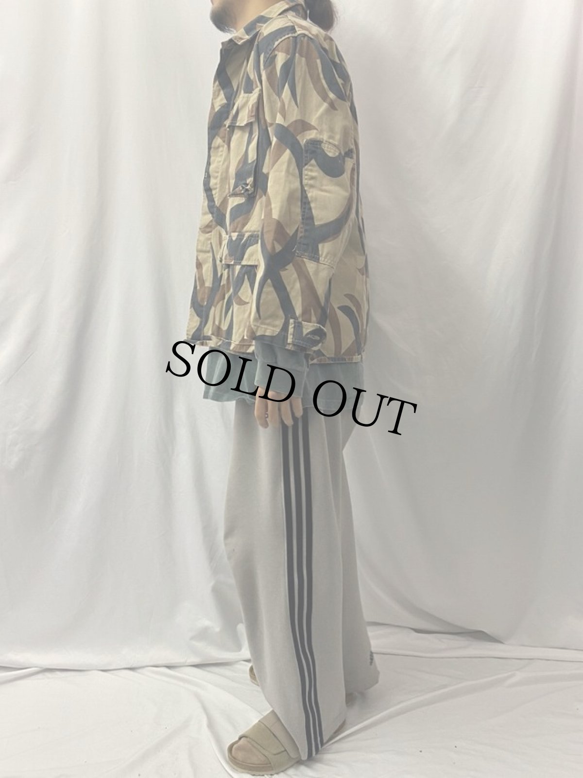 画像3: 80〜90's ASAT USA製 トライバルカモ ファティーグジャケット SMALL-REGULAR (3)