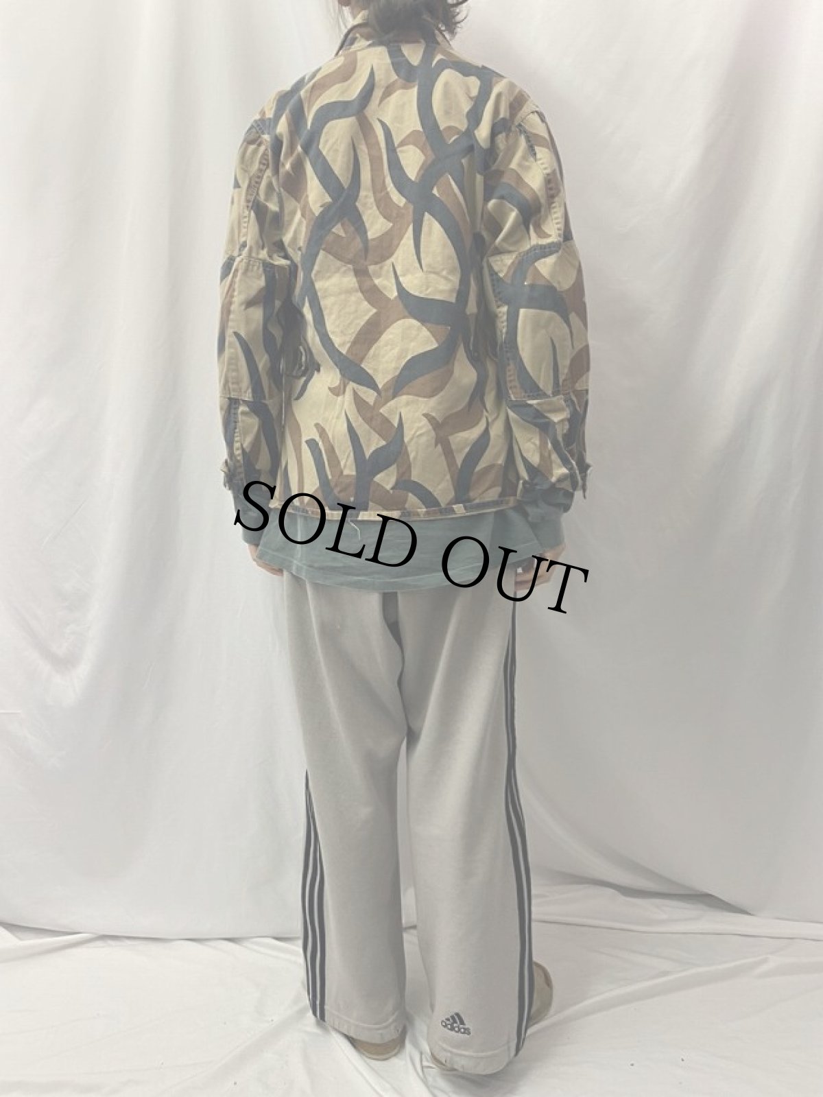 画像4: 80〜90's ASAT USA製 トライバルカモ ファティーグジャケット SMALL-REGULAR (4)