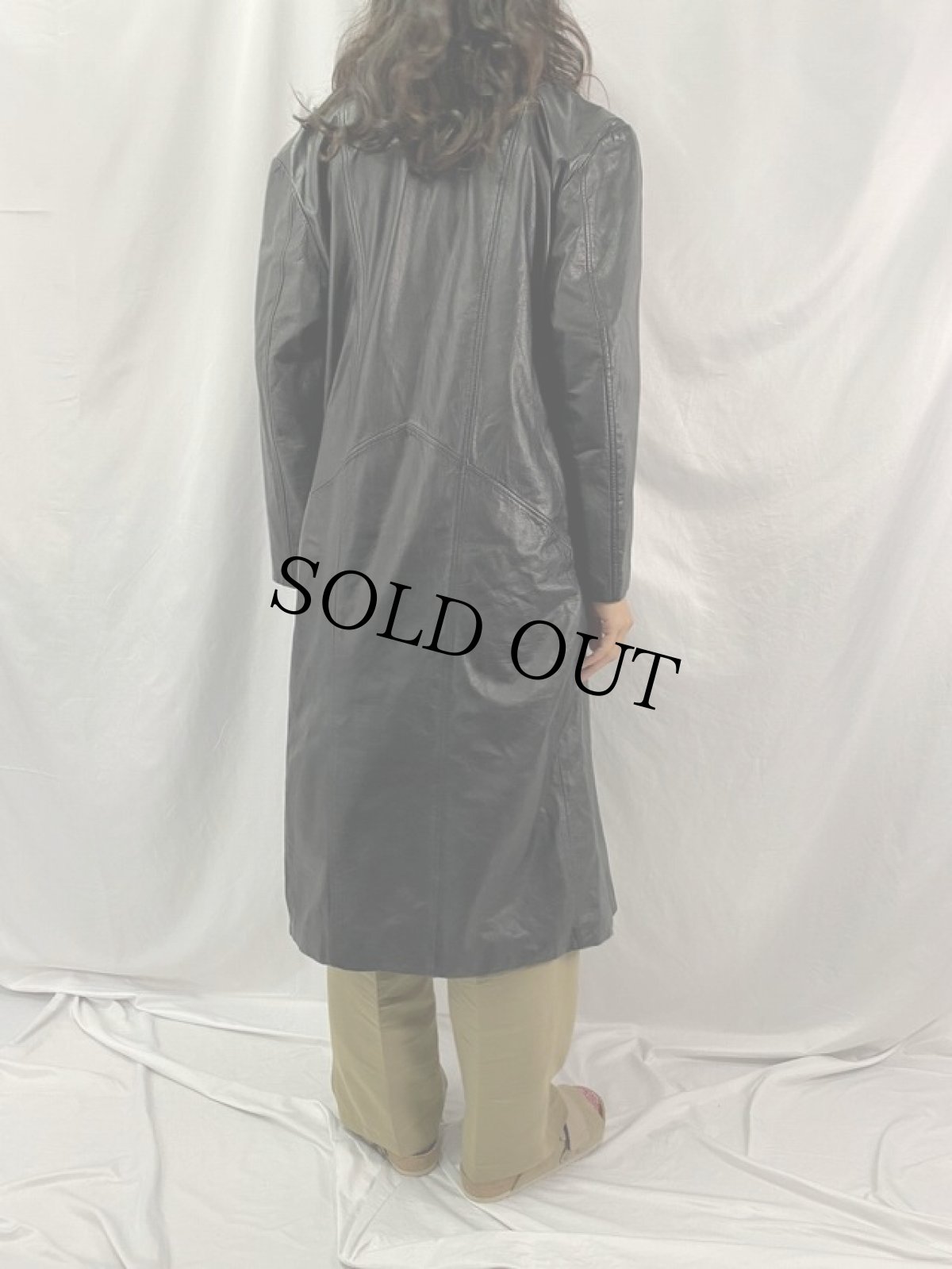 画像4: レザーチェスターコート M (4)