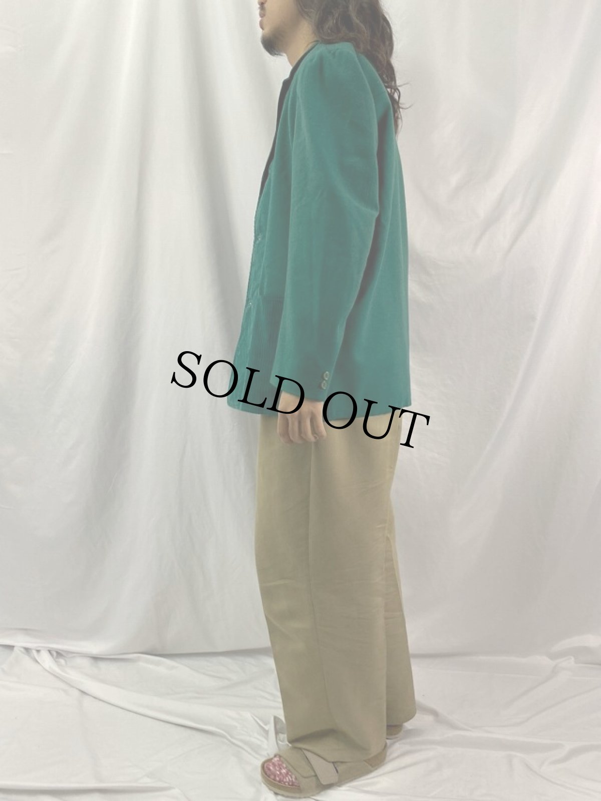 画像3: 70's Pendleton コーデュロイ切り替え ウールジャケット (3)