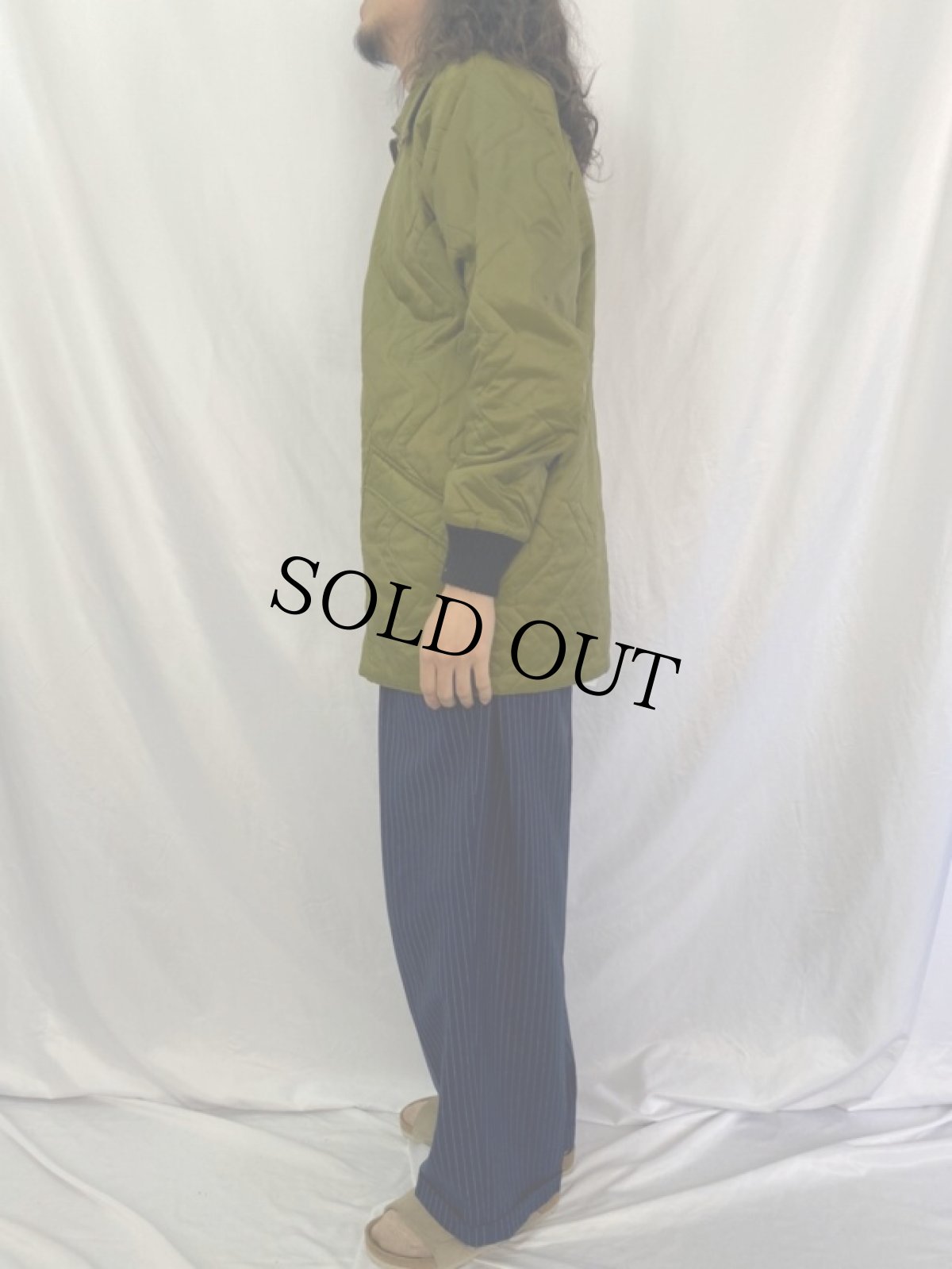 画像3: 60's ハンドメイド ハイネックキルティングジャケット (3)