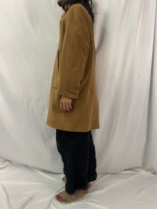 画像3: 90's Burberrys ENGLAND製 カシミア混 ウールメルトンステンカラーコート (3)
