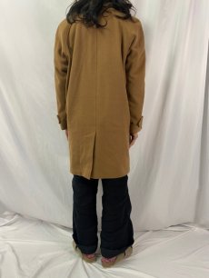 画像4: 90's Burberrys ENGLAND製 カシミア混 ウールメルトンステンカラーコート (4)