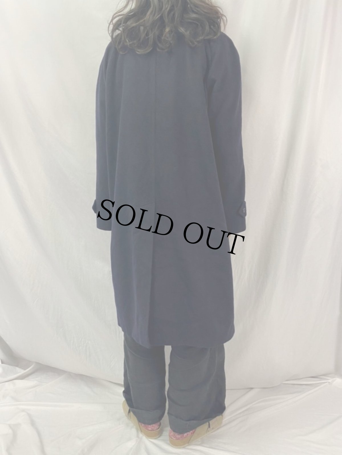 画像4: 80's Burberrys ENGLAND製 カシミアステンカラーコート (4)