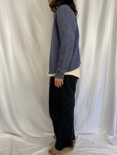 画像3: 60's COLUMBIA KNIT "THUNDERBIRD" ウールニットジップジャケット L (3)