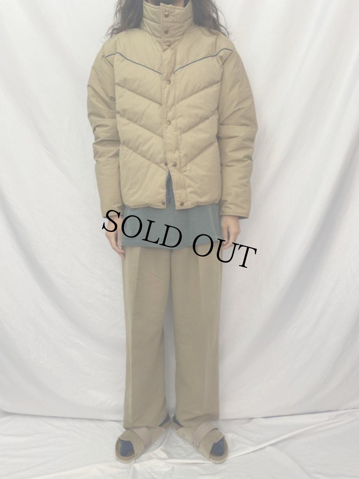 画像2: 80's Woolrich ハイネック ダウンジャケット XL (2)