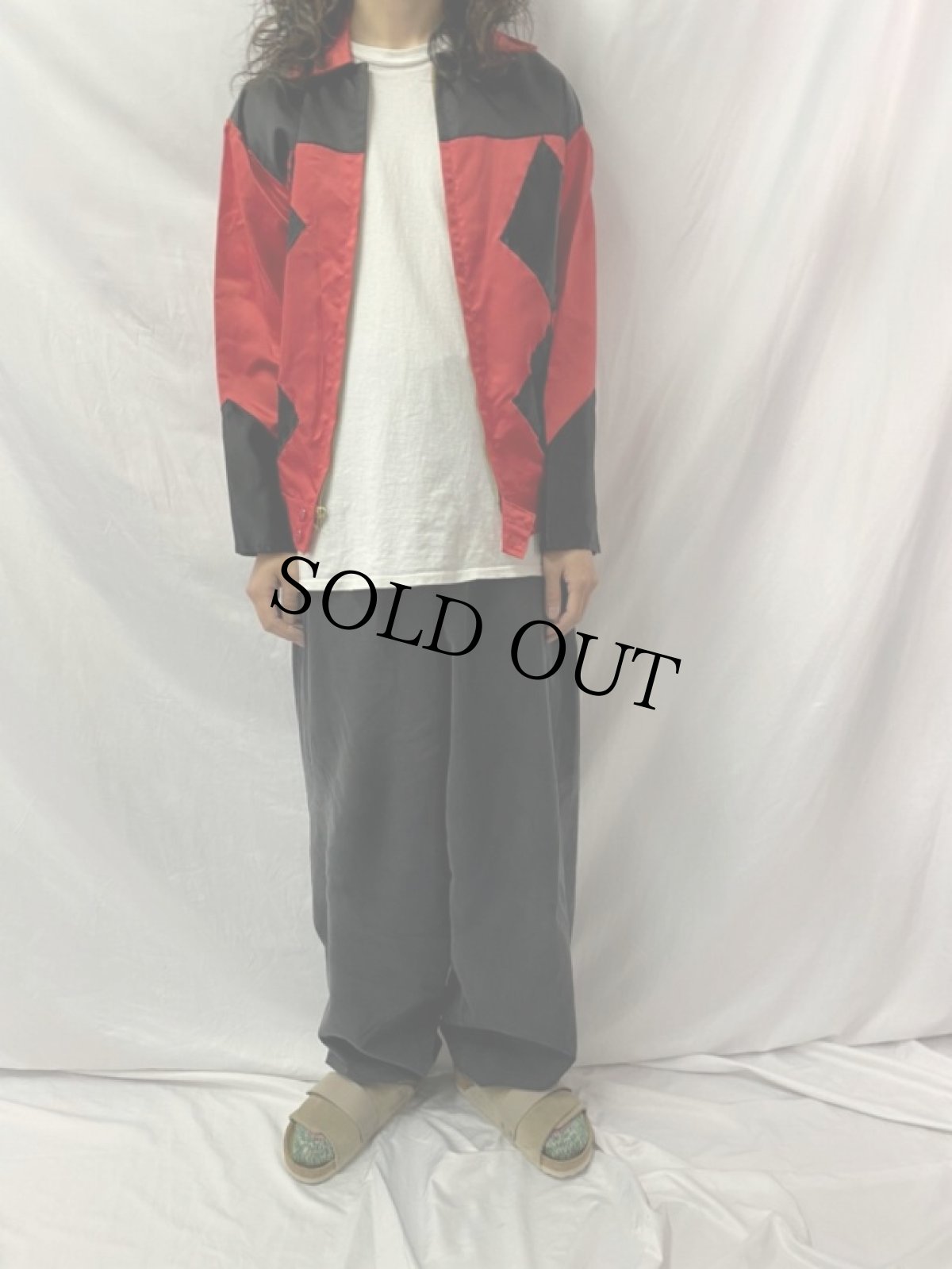 画像2: 60's ダイヤパッチ付き ジャケット (2)