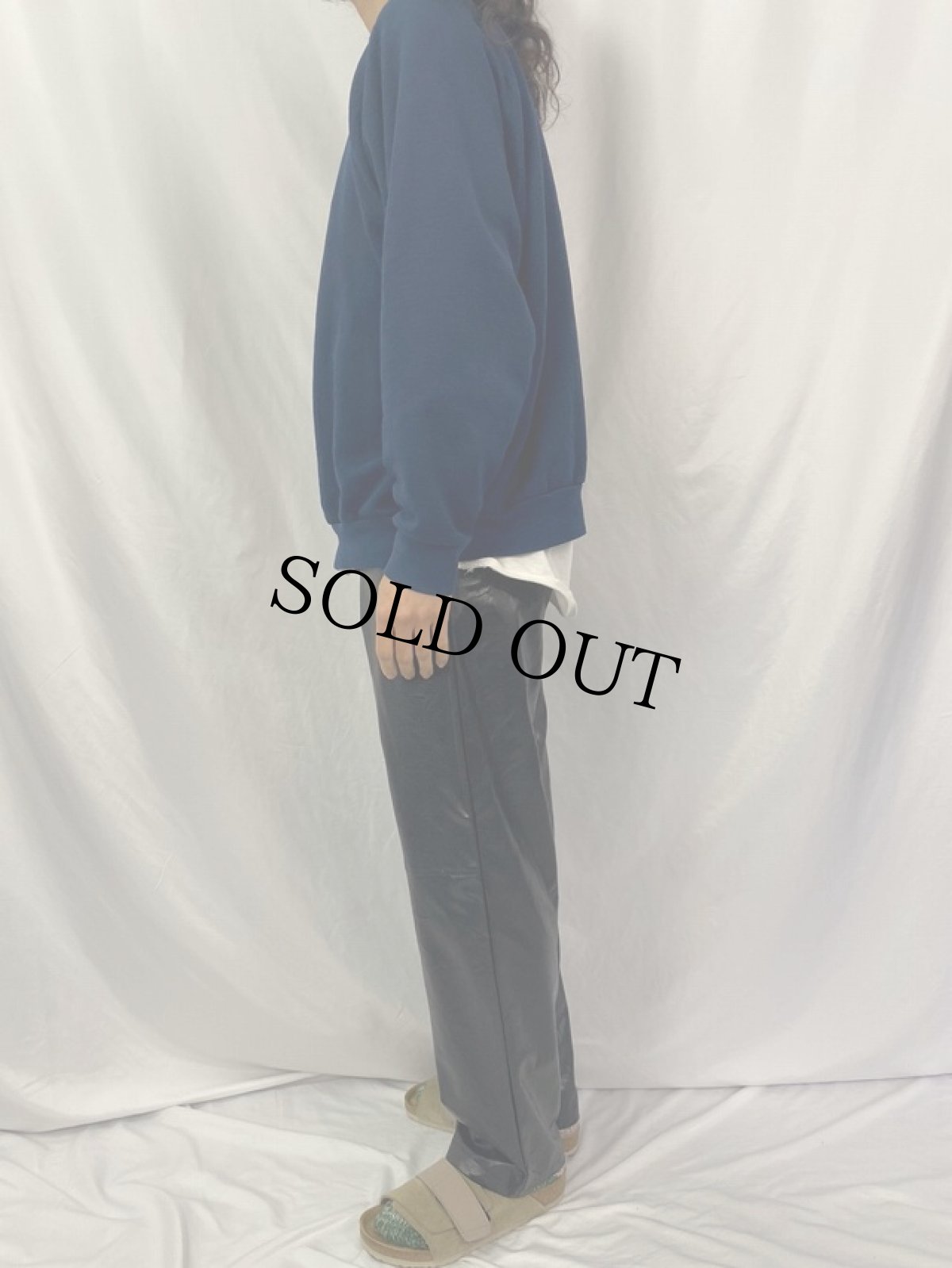 画像3: フェイクレザーパンツ W29 (3)