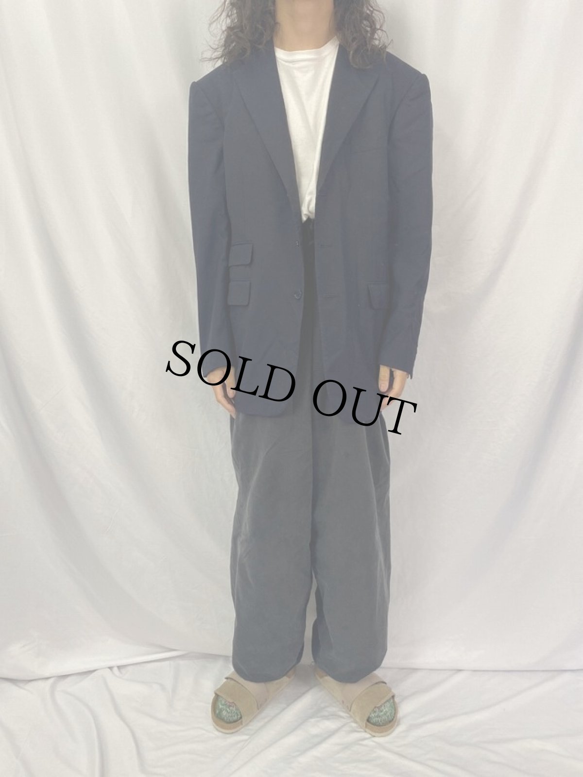 画像2: Ralph Lauren Purple Label ENGLAND製 ウールテーラードジャケット (2)