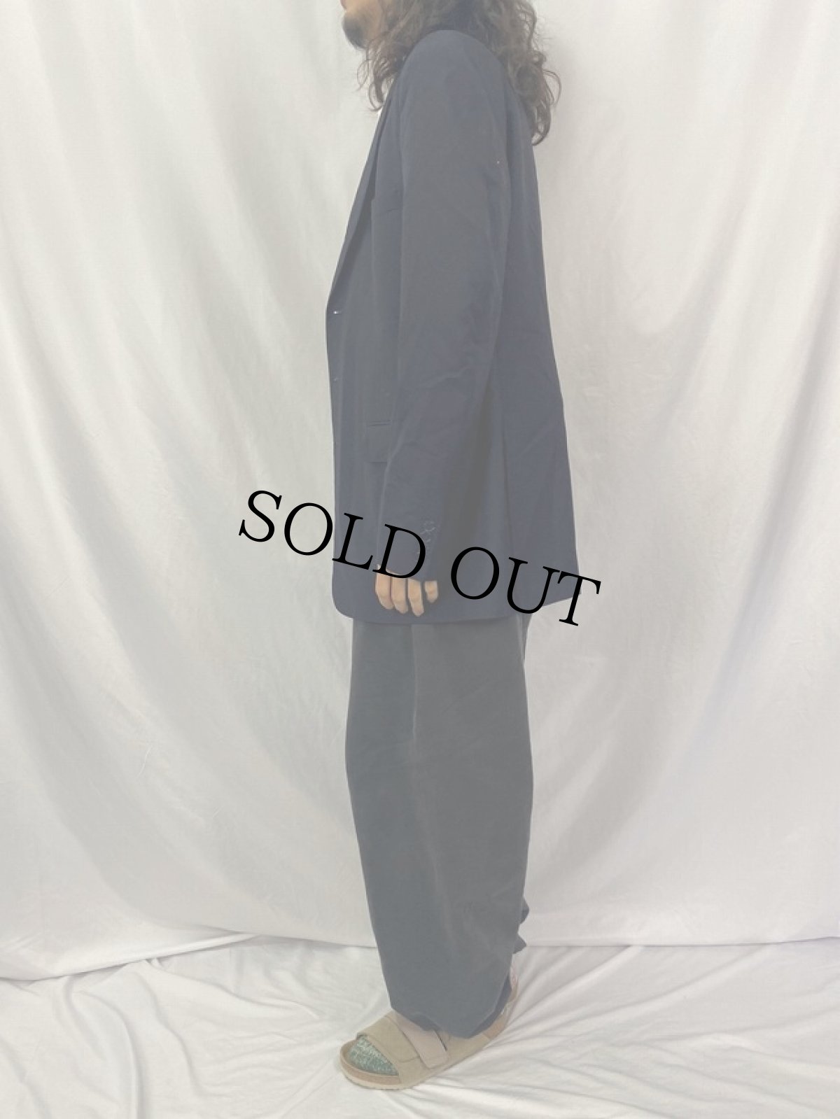 画像3: Ralph Lauren Purple Label ENGLAND製 ウールテーラードジャケット (3)