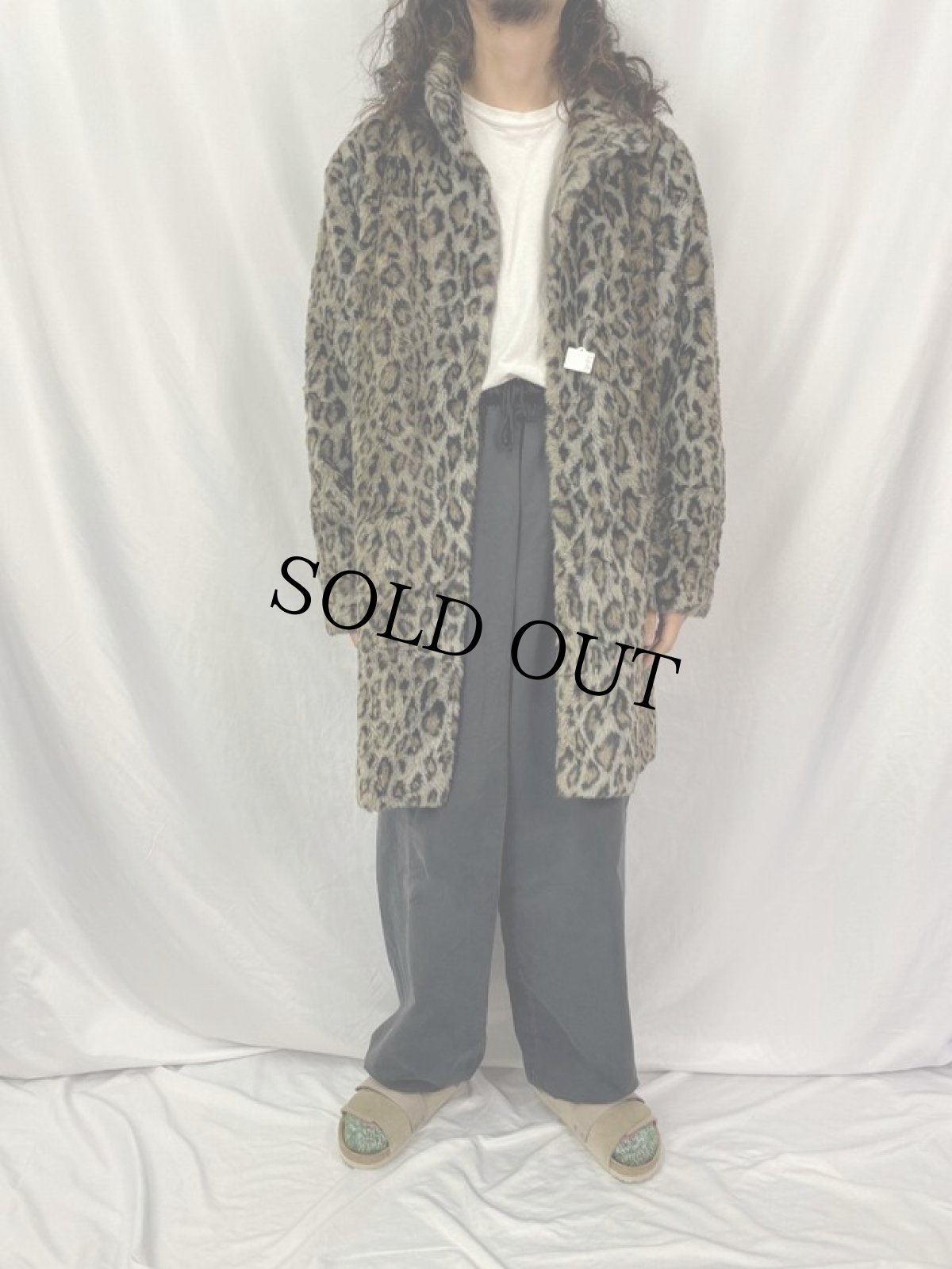 画像2: CANADA製 フェイクファーコート M (2)