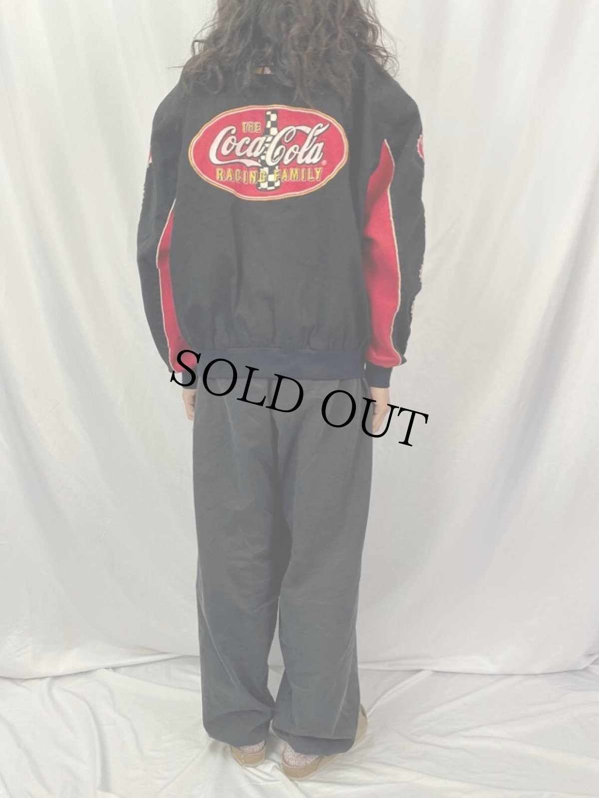 画像4: JEFF HAMILTON "Coca Cola" レーシングジャケット L (4)