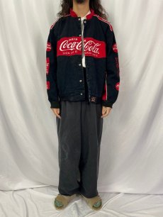 画像2: JEFF HAMILTON "Coca Cola" レーシングジャケット XL (2)