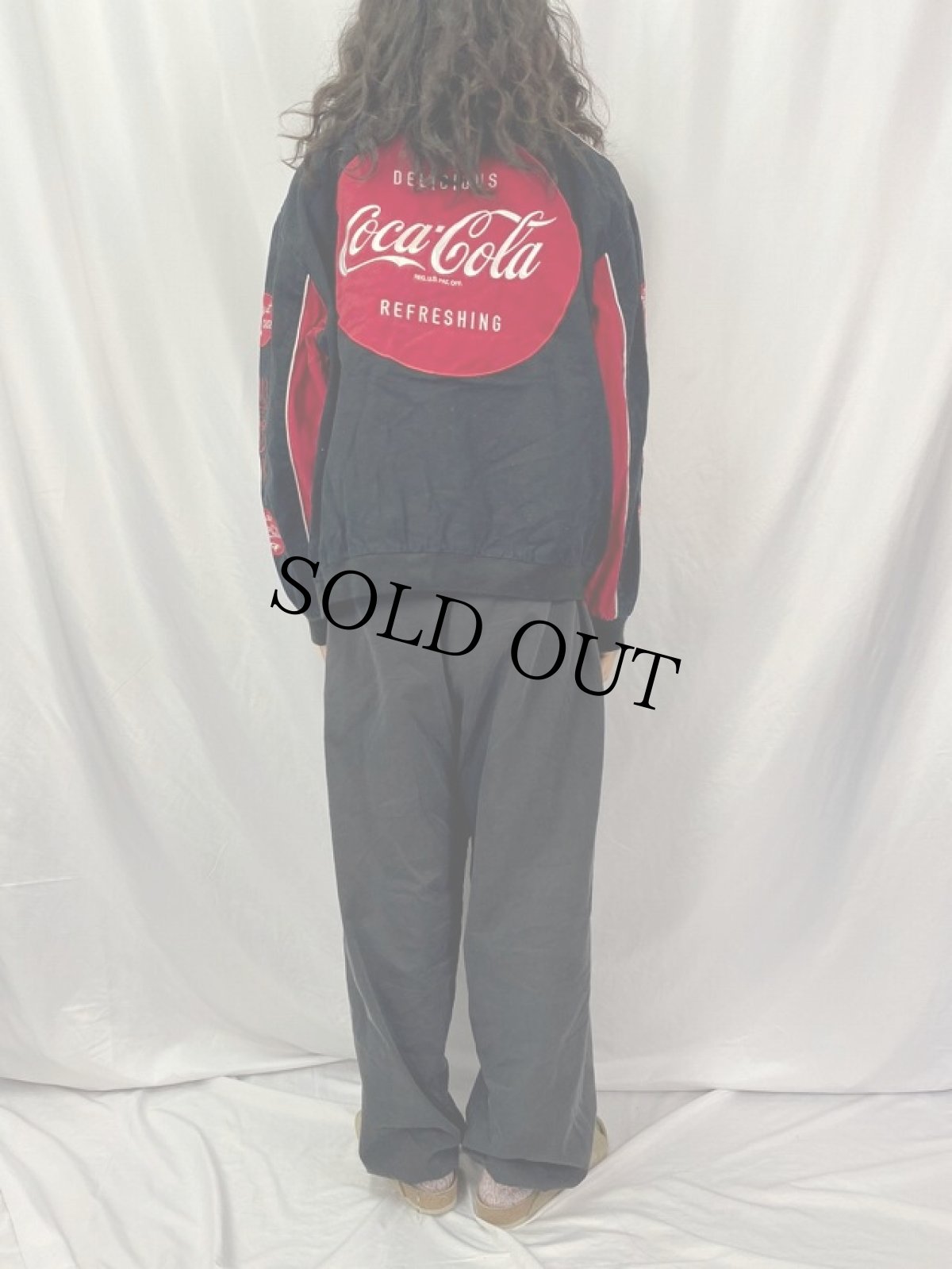 画像4: JEFF HAMILTON "Coca Cola" レーシングジャケット XL (4)