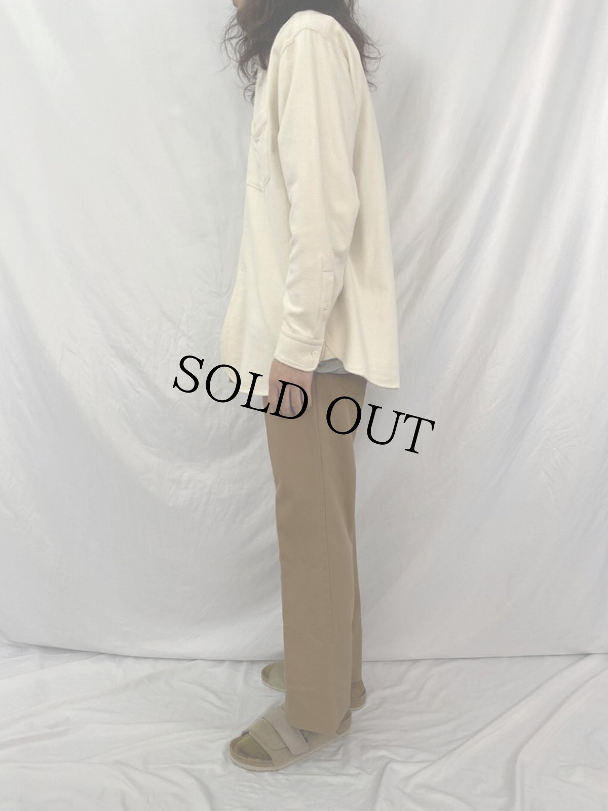 画像3: 70's LEVI'S BIGE "STA-PREST" コットンピケパンツ W35 (3)