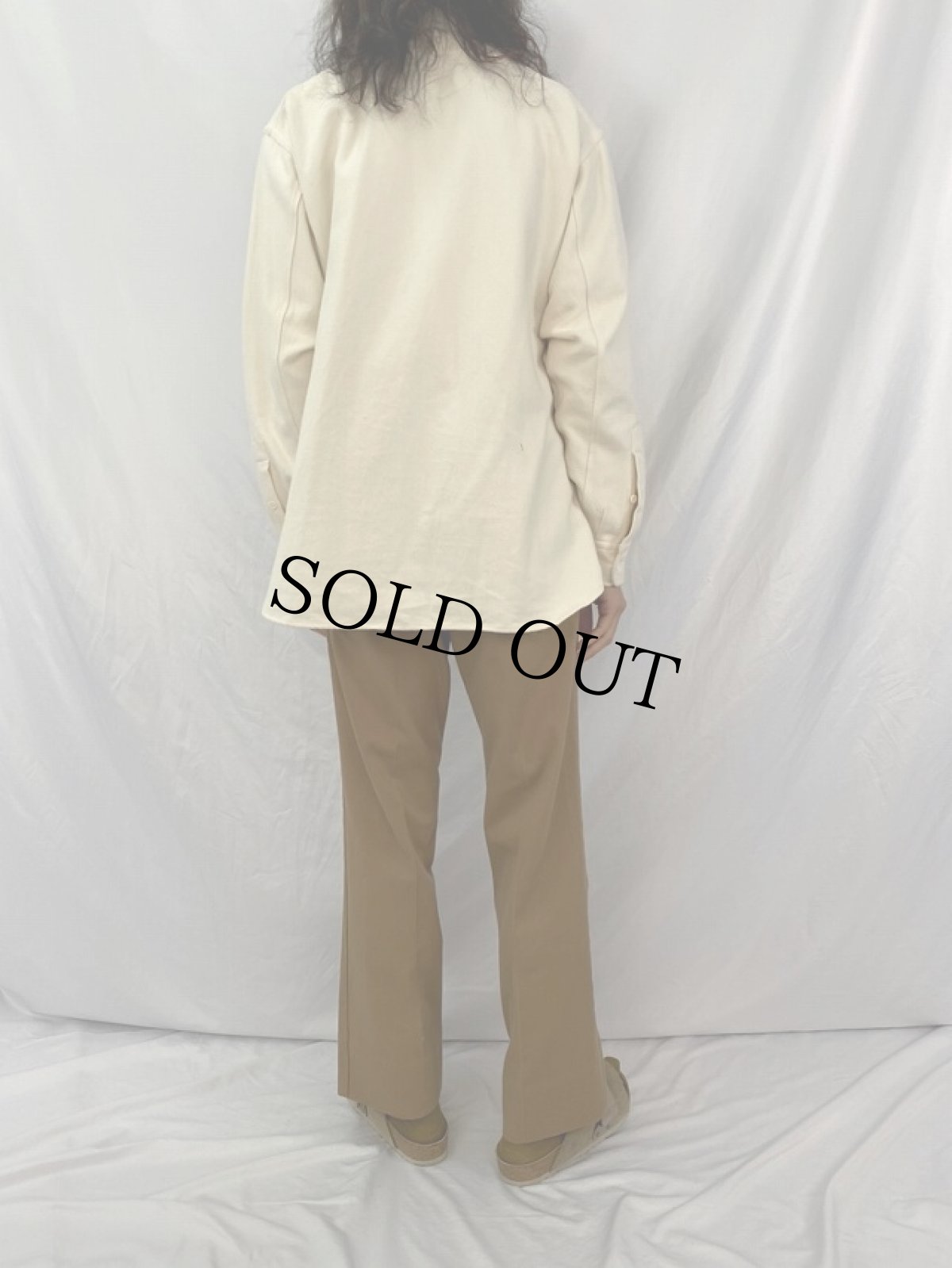 画像4: 70's LEVI'S BIGE "STA-PREST" コットンピケパンツ W35 (4)