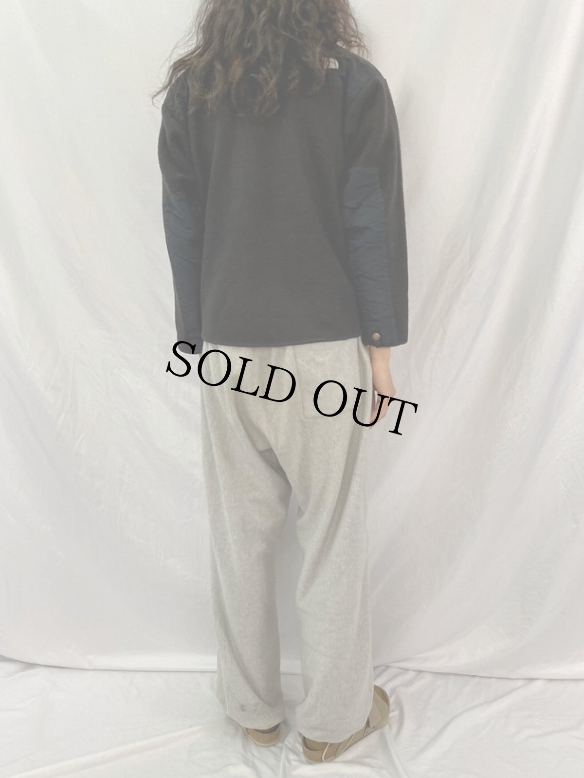 画像4: 90's THE NORTH FACE USA製 刺繍入り デナリフリースジャケット M (4)