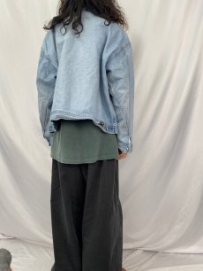 画像4: 90's〜 Levi's SILVER TAB デニムジップジャケット XL (4)