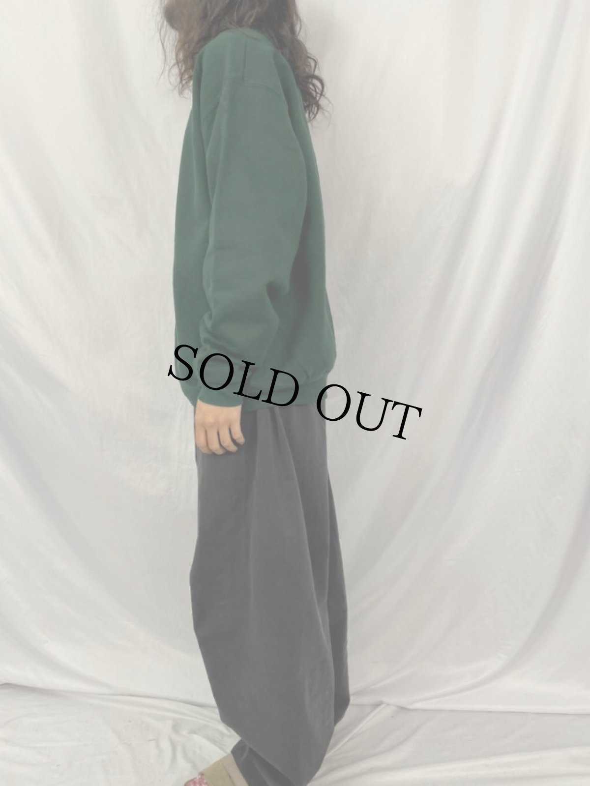 画像4: 90's USA製 ブート GUCCI ロゴプリントスウェット XL (4)