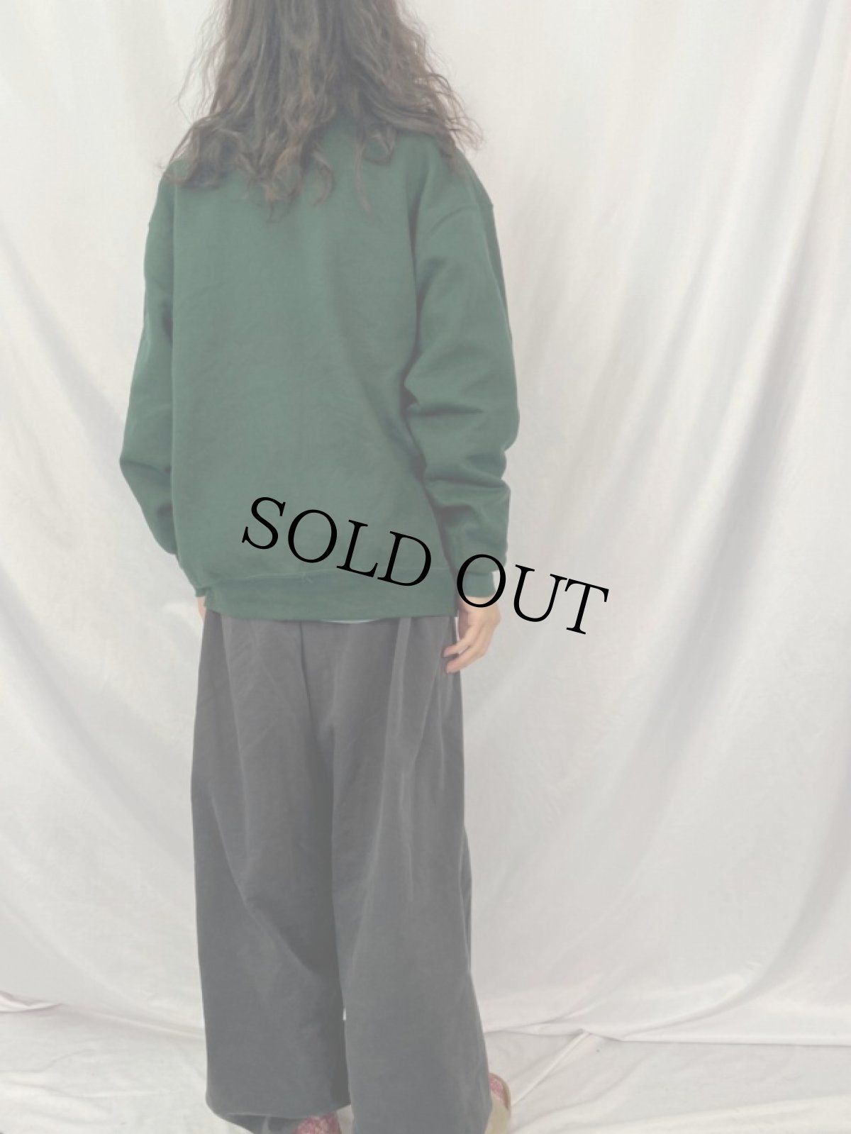 画像5: 90's USA製 ブート GUCCI ロゴプリントスウェット XL (5)